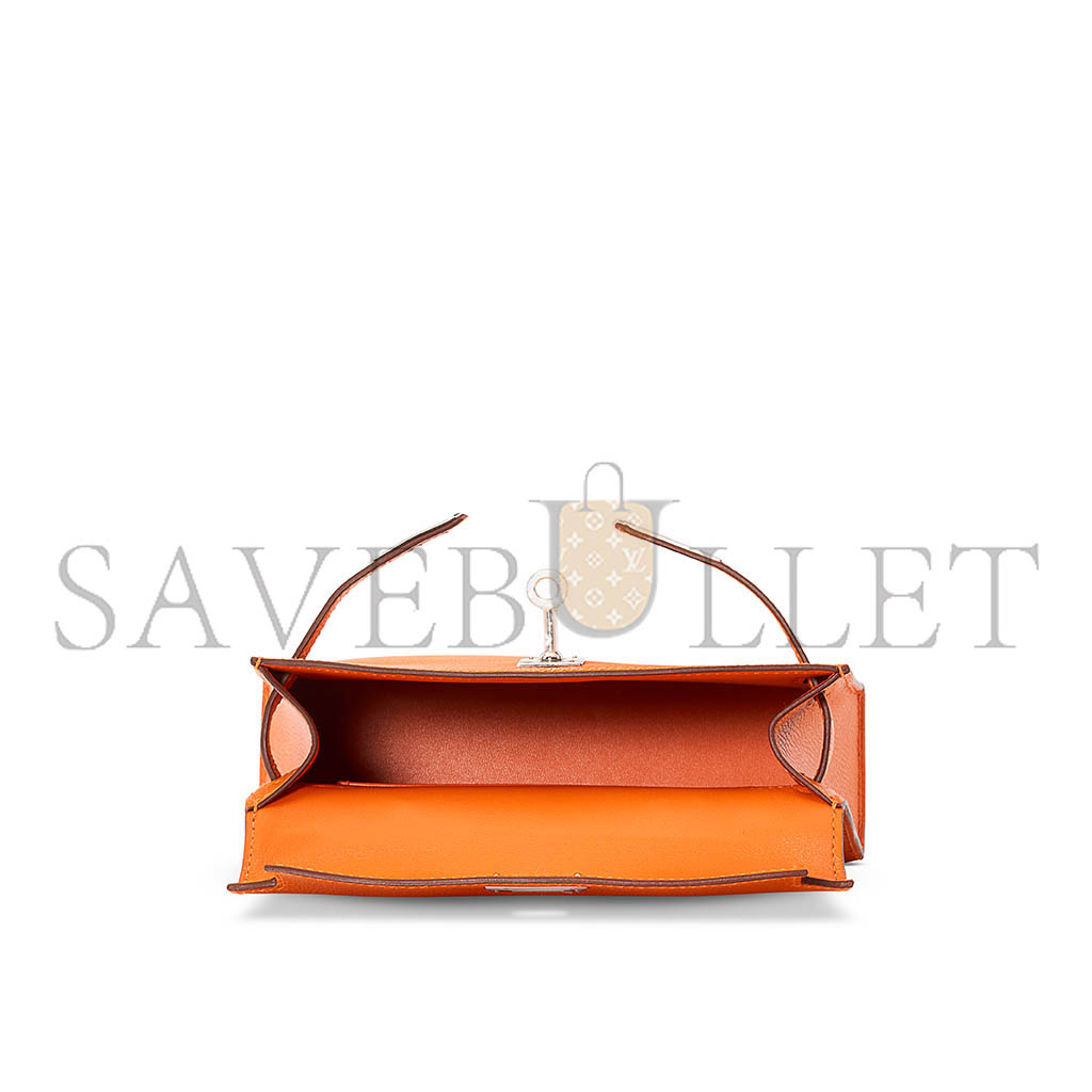 H**mes master mini kelly ii with palladium hardware (19*12*5.5cm)